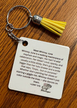 Load image into Gallery viewer, Tater Tot Square Keychain – Whimsy June