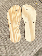 Load image into Gallery viewer, Flip Flops Unfinished Wood Kit