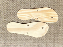 Load image into Gallery viewer, Flip Flops Unfinished Wood Kit