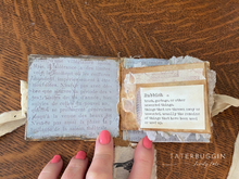 Load image into Gallery viewer, Taterbuggin's Tea Bag Journal Class