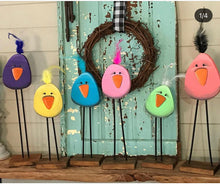 Load image into Gallery viewer, Tall Chicks Set of Three Wood Kit