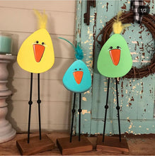Load image into Gallery viewer, Tall Chicks Set of Three Wood Kit