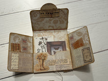 Load image into Gallery viewer, Autumn Tissue Box Folio with Ephemera
