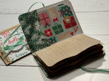 Load image into Gallery viewer, Holly Jolly Gift Card/Mini Journal Pocket
