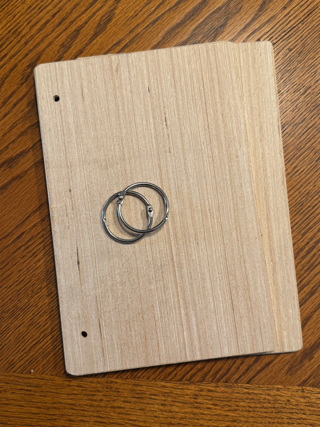 Wood Journal Cover 5-3/4x8-3/4