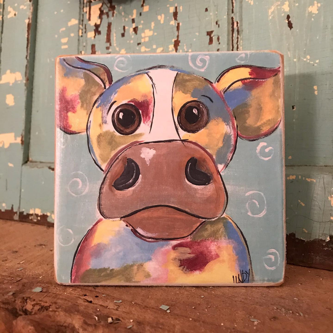 Abstract Cow